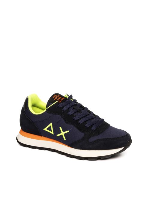 Navy tom fluo sneaker SUN 68 | BZ44102TOM FLUO-07